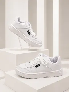 Zapatillas blancas con cordones Goosy